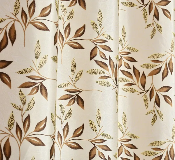 Galaxy_Home_Decor_Floral_Printed_Curtains,Pack_of_2,_Brown