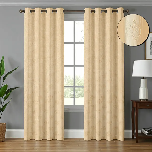 Galaxy_Home_Decor_Leaf_Embossed_Pattern_Curtains,_Pack_of_2,_Cream