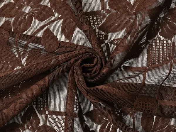 Galaxy_Home_Decor_Transparent_Flower_Net_Design_Sheer_Curtains,_Pack_of_2,_DarkBrown