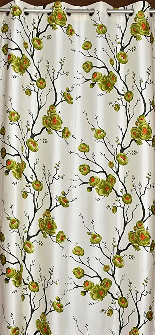 Galaxy_Home_Decor_Printed_Curtains,Pack_of_4,DarkGreen