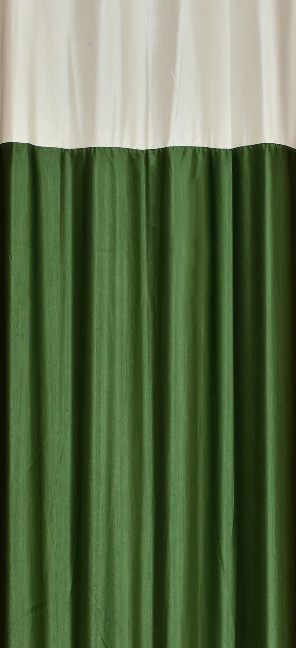 Galaxy_Home_Decor_Solid_Curtains,Pack_of_2,DarkGreen