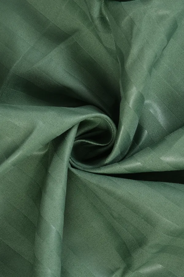 Galaxy_Home_Decor_Premium_Stripe_Glace_Cotton_Double_BedSheet_with_2_Pillow_Covers,_Dark_Green