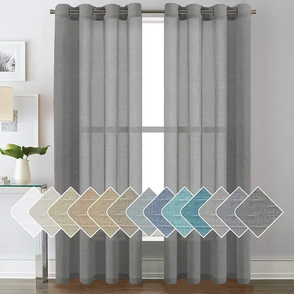Galaxy_Home_Decor_Solid_Transparent_Curtains,_Pack_of_2_,Dark_Grey
