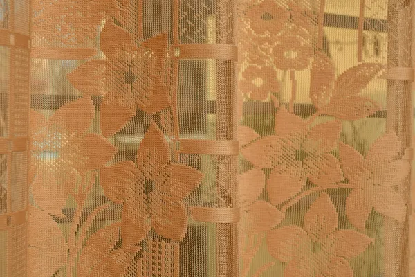 Galaxy_Home_Decor_Transparent_Flower_Net_Design_Sheer_Curtains,_Pack_of_2,_Gold