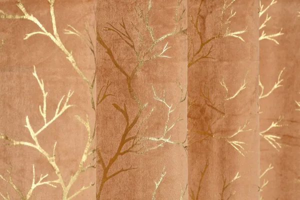 Galaxy_Home_Decor_Printed_Curtains,Pack_of_2,Gold