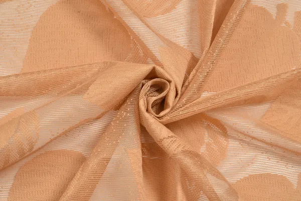 Galaxy_Home_Decor_Transparent_Leaf_Net_Design_Sheer_Curtains,Pack_of_2,Gold