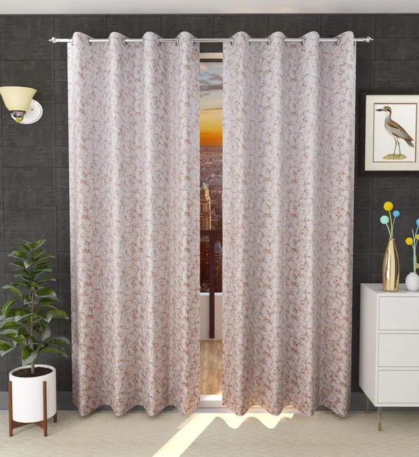 Galaxy_Home_Decor_Printed_Curtains,Pack_of_2,Gold