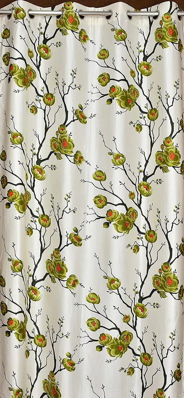Galaxy_Home_Decor_Printed_Curtains,Pack_of_3,Green