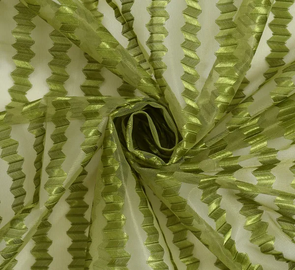 Galaxy_Home_Decor_Transparent_Net_Curtains,Pack_of_3,Green