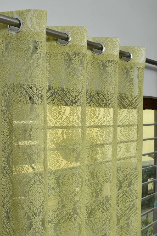 Galaxy_Home_Decor_Transparent_Damas_Net_Design_Sheer_Curtains,_Pack_of_2,_Green