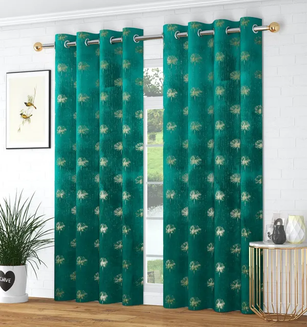Galaxy_Home_Decor_Printed_Curtains,_Pack_of_2,_Green