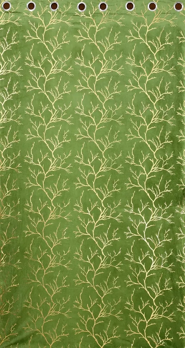 Galaxy_Home_Decor_Printed_Curtains,Pack_of_2,Green