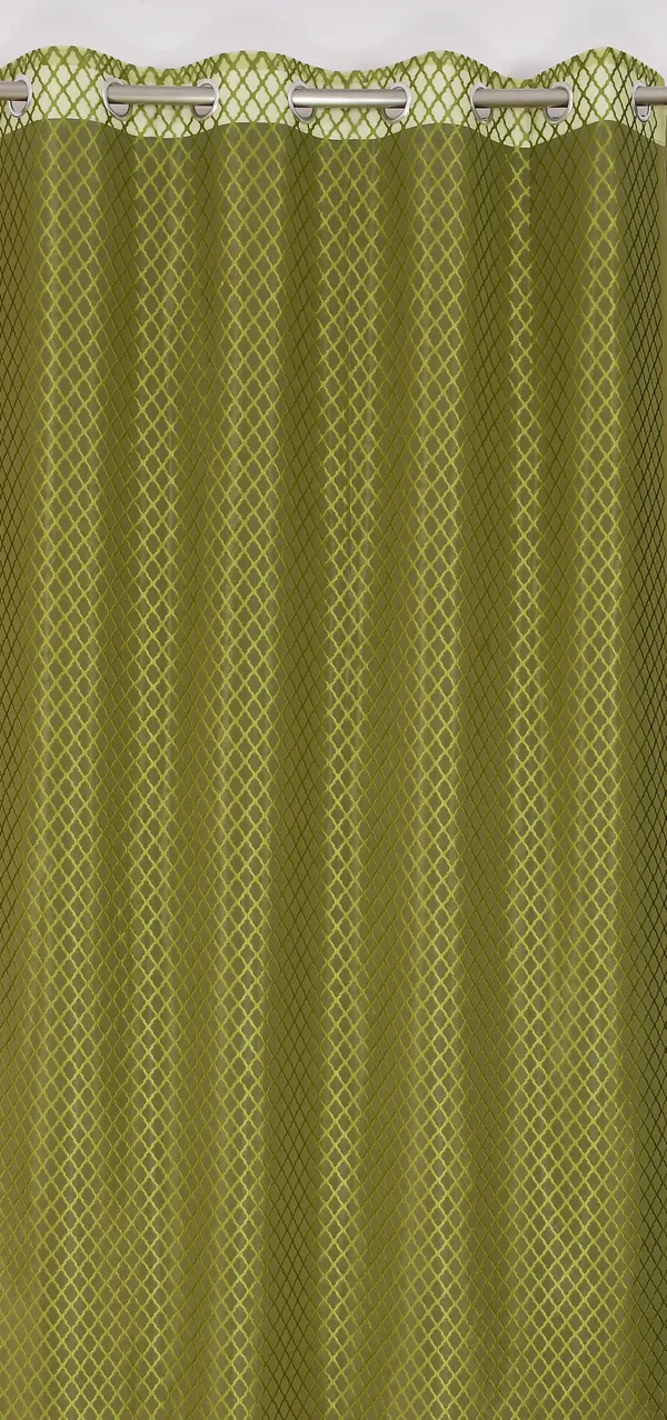 Galaxy_Home_Decor_Transparent_Net_Curtains,_Pack_of_2,_Green