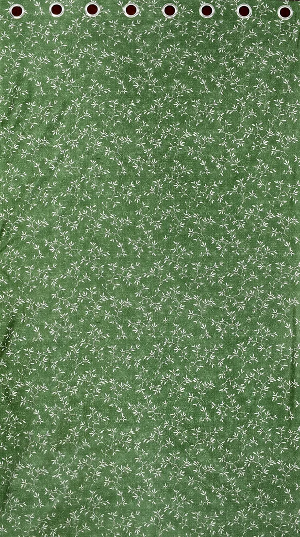 Galaxy_Home_Decor_Floral_Printed_Curtains,Pack_of_2,Green