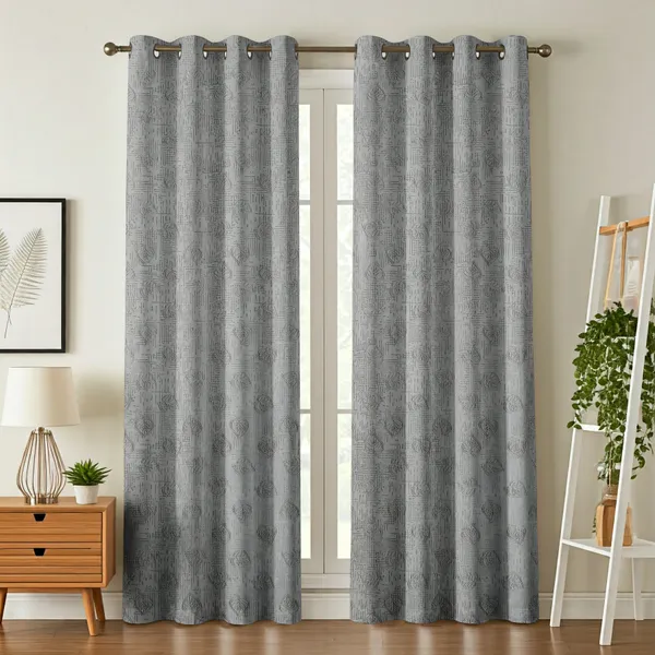 Galaxy_Home_Decor_Leaf_Embossed_Pattern_Curtains,_Pack_of_2,_Grey