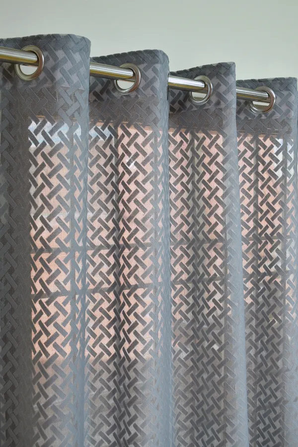 Galaxy_Home_Decor_Transparent_Cross_Net_Design_Sheer_Curtains,Pack_of_2,_Grey