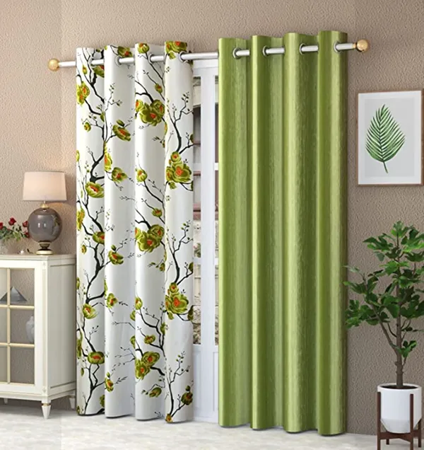 Galaxy_Home_Decor_Printed_Curtains,Pack_of_2,LightGreen