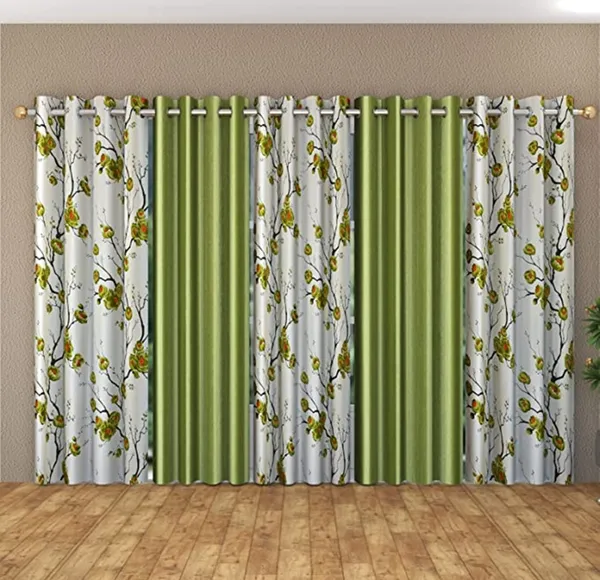 Galaxy_Home_Decor_Printed_Curtains,Pack_of_5,LightGreen