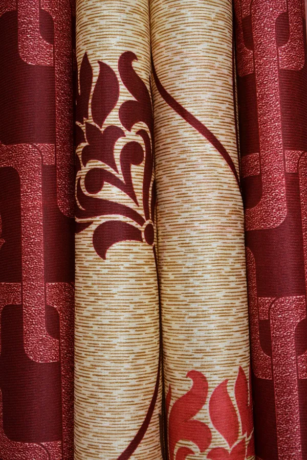 Galaxy_Home_Decor_Printed_Curtains,Pack_of_3,Maroon
