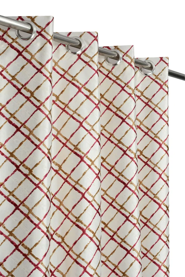 Galaxy_Home_Decor_Cross_Printed_Curtains,_Pack_of_2,_Maroon
