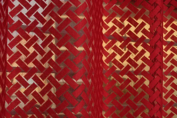 Galaxy_Home_Decor_Transparent_Cross_Net_Design_Sheer_Curtains,Pack_of_2,_Maroon