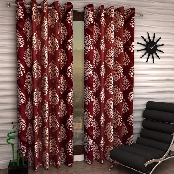 Galaxy_Home_Decor_Damas_Printed_Semi-Sheer_Curtains,_Pack_of_2,Maroon