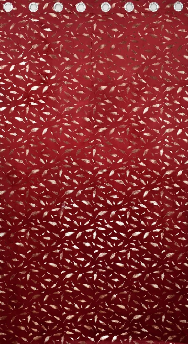Galaxy_Home_Decor_Printed_Curtains,Pack_of_2,_Maroon