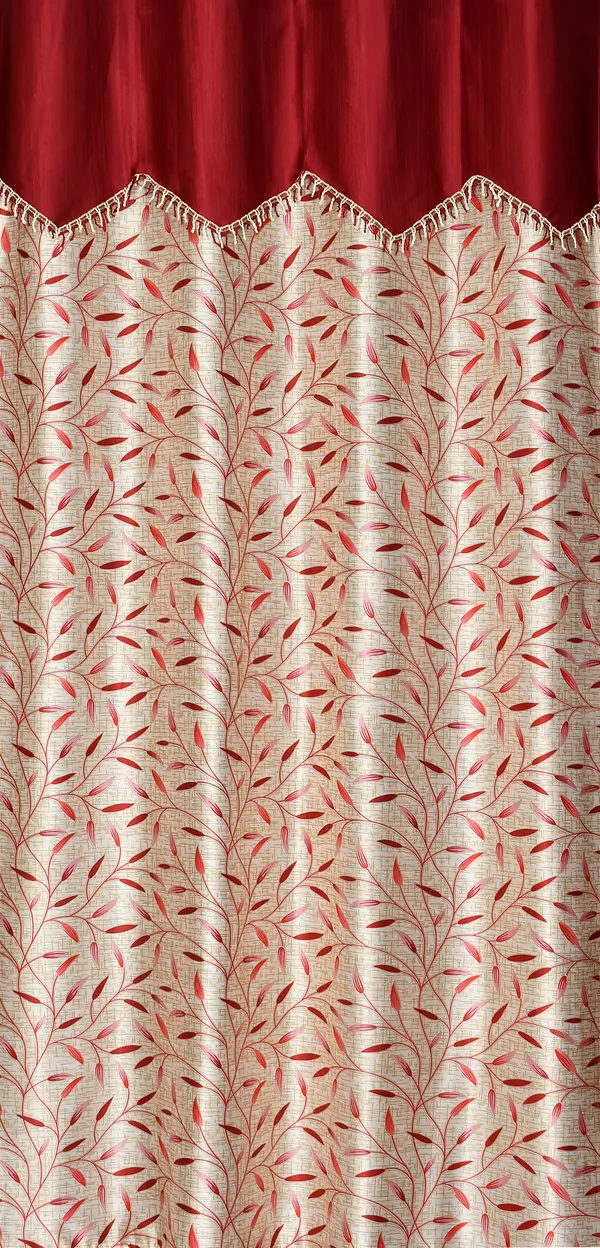 Galaxy_Home_Decor_Printed_Curtains,Pack_of_2,Maroon