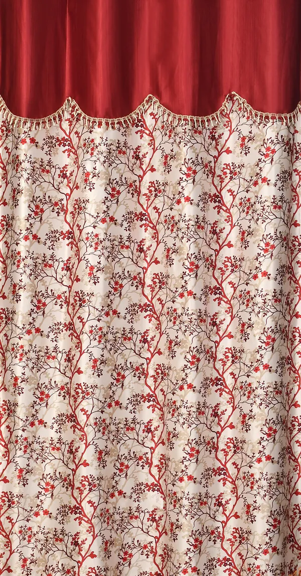Galaxy_Home_Decor_Printed_Curtains,Pack_of_2,Maroon