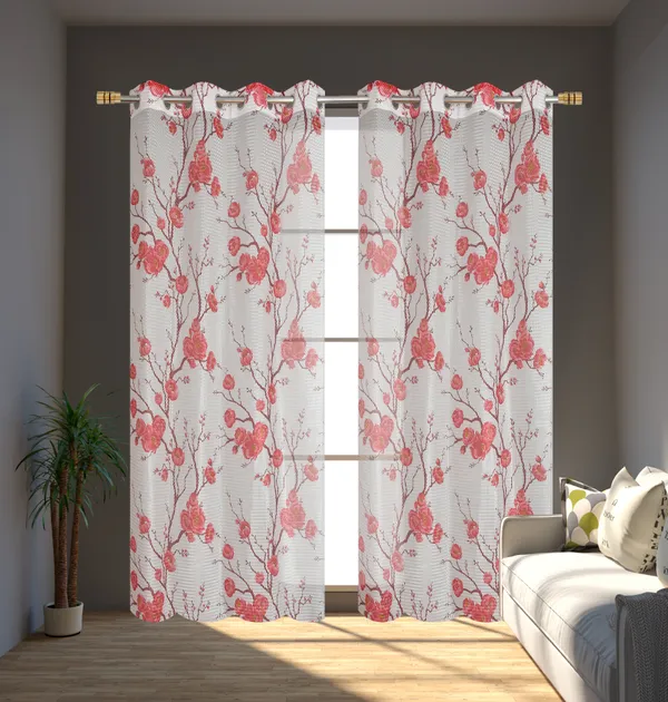Galaxy_Home_Decor_Transparent_Net_Curtains,_Pack_of_2,_Maroon