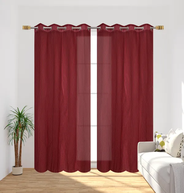 Galaxy_Home_Decor_Transparent_Net_Curtains,_Pack_of_2,_Maroon