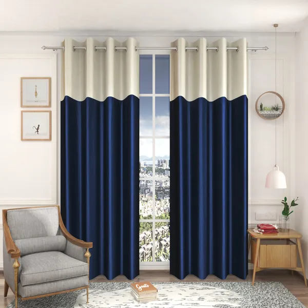 Galaxy_Home_Decor_Solid_Curtains,Pack_of_2,NavyBlue