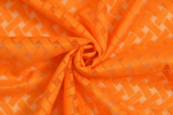Galaxy_Home_Decor_Transparent_Cross_Net_Design_Sheer_Curtains,Pack_of_2,_Orange