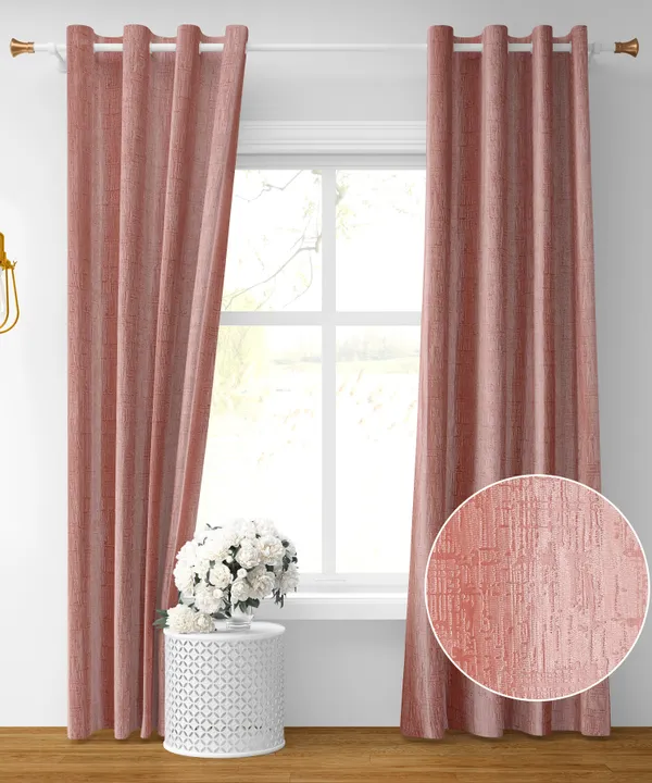 Galaxy_Home_Decor_Solid_Curtains,Pack_of_2,Peach