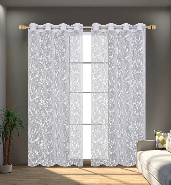 Galaxy_Home_Decor_Transparent_Leaves_Net_Design_Sheer_Curtains,_Pack_of_2,_White