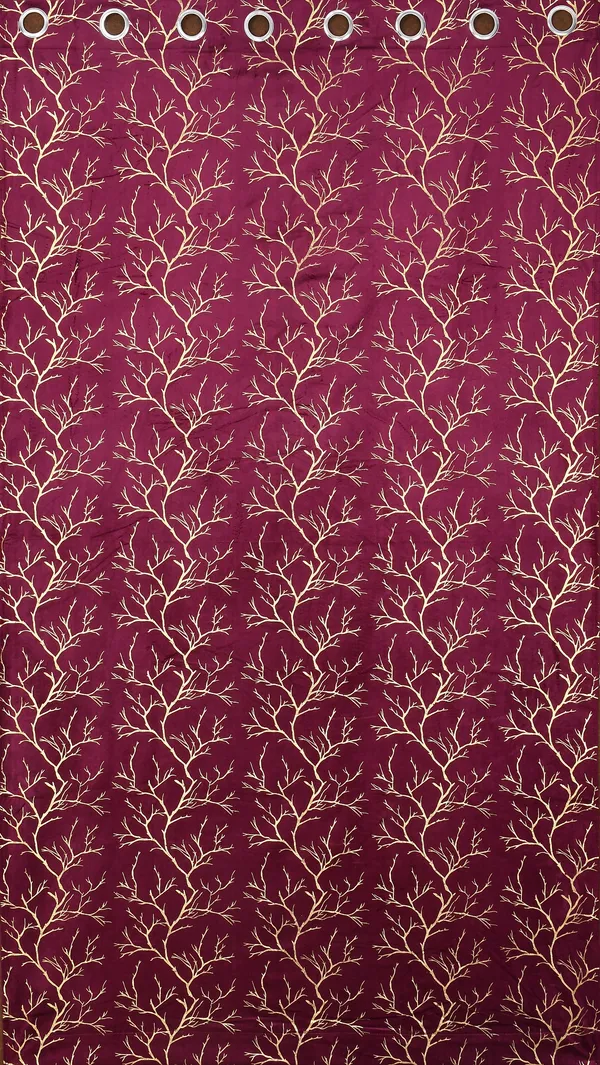 Galaxy_Home_Decor_Printed_Curtains,Pack_of_2,Wine