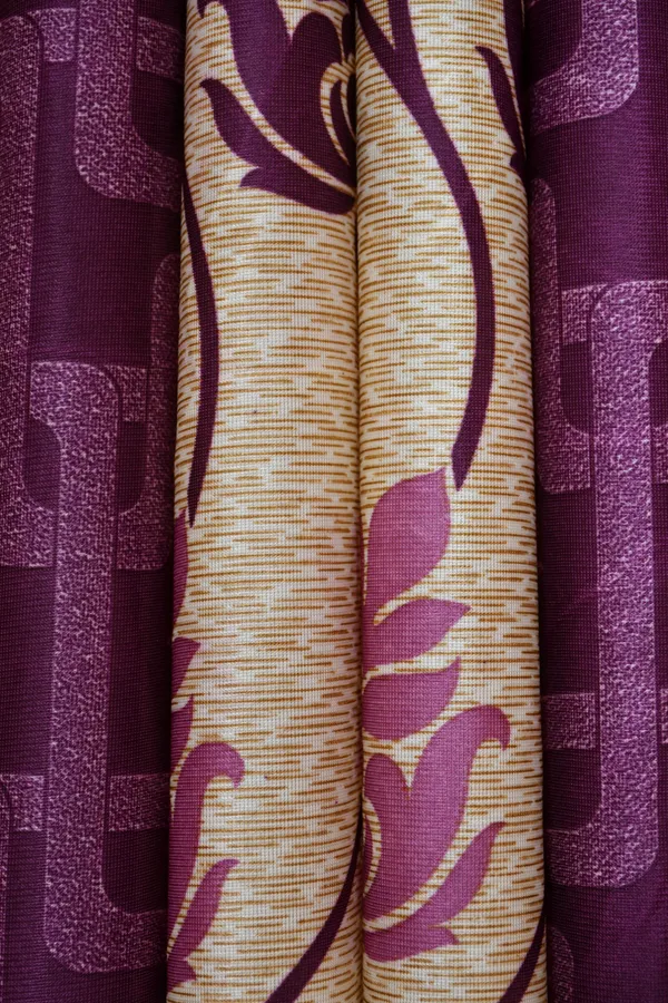 Galaxy_Home_Decor_Floral_Printed_Curtains,Pack_of_2,Wine