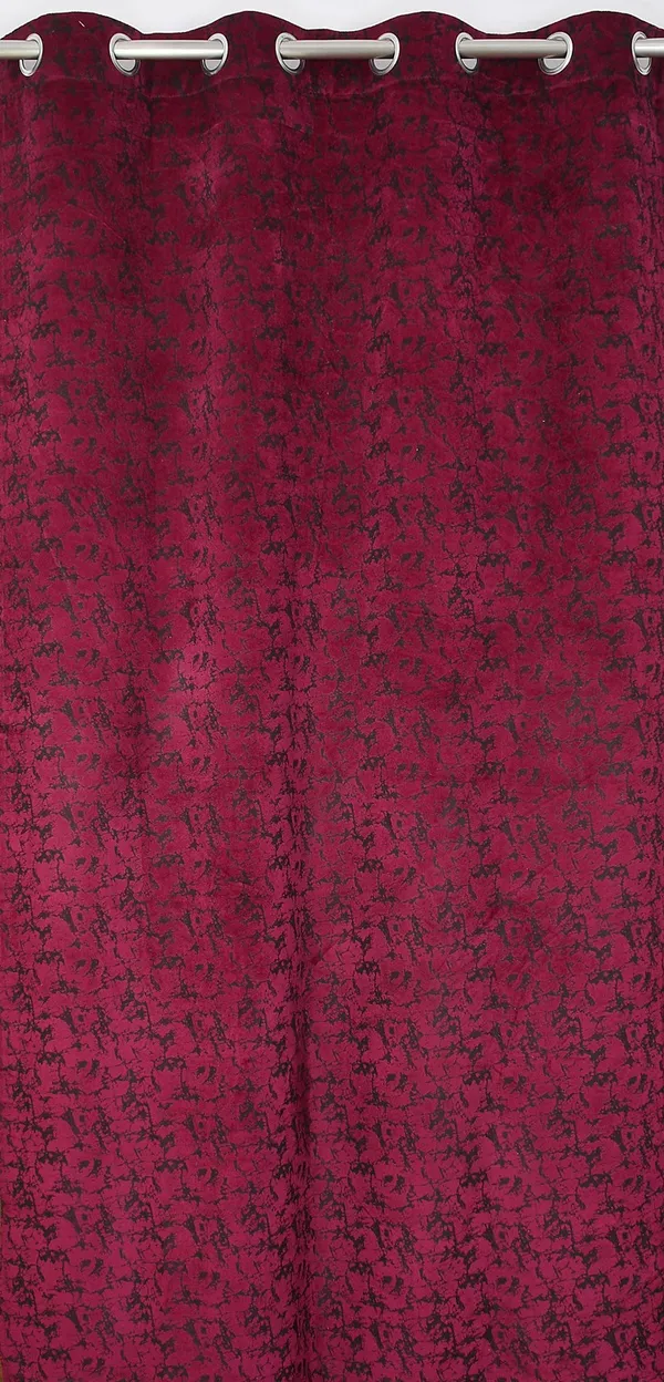 Galaxy_Home_Decor_Printed_Curtains,Pack_of_2,Wine
