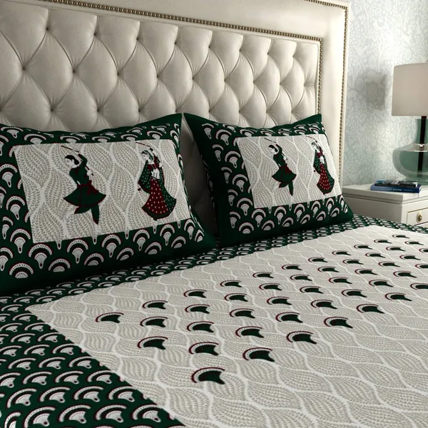 Rajasthani_Jaipuri_Traditional_Cotton_Double_Size_Bedsheet_with_2_Pillow_Cover_(Green)