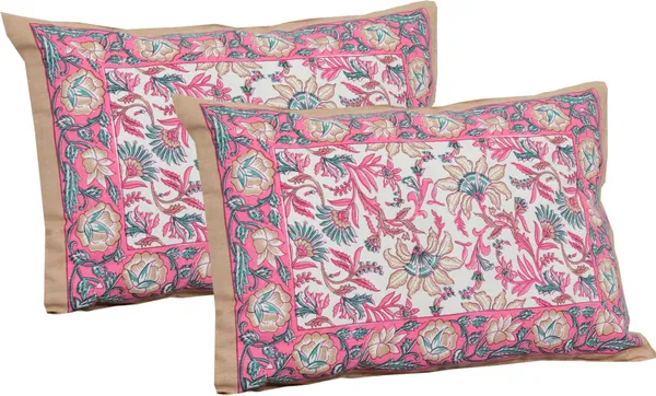 Rajasthani_Jaipuri_Traditional_Cotton_King_Size_Bedsheet_with_2_Pillow_Cover_(Pink,_Brown_&_Green)
