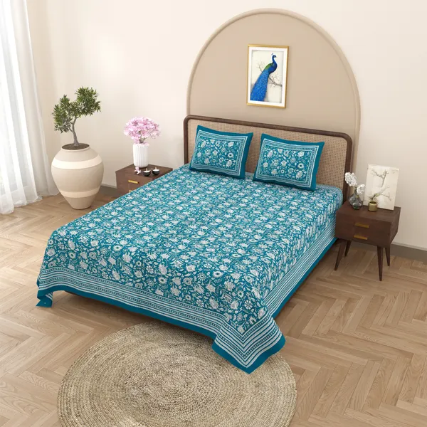 Rajasthani_Jaipuri_Traditional_Cotton_King_Size_Bedsheet_with_2_Pillow_Cover_(Blue_&_White)