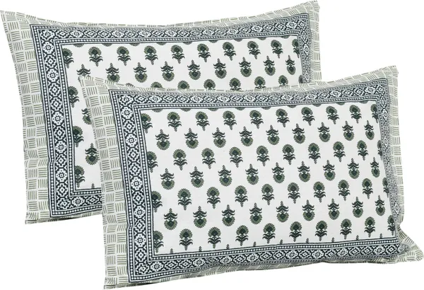 Rajasthani_Jaipuri_Traditional_Cotton_King_Size_Bedsheet_with_2_Pillow_Cover_(Green_&_White)