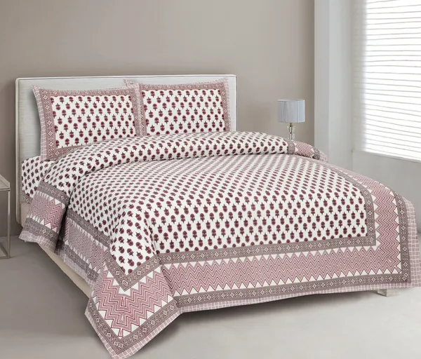 Rajasthani_Jaipuri_Traditional_Cotton_King_Size_Bedsheet_with_2_Pillow_Cover_(Brown_&_White)