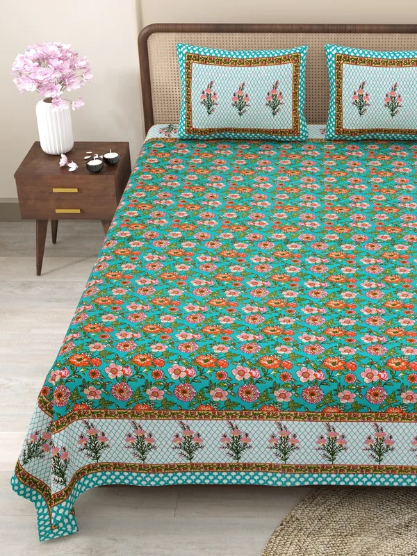 Rajasthani_Jaipuri_Traditional_Cotton_King_Size_Bedsheet_with_2_Pillow_Cover_(Multicolor)