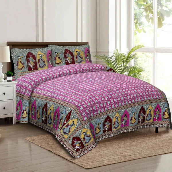 Rajasthani_Jaipuri_Traditional_Cotton_King_Size_Bedsheet_with_2_Pillow_Cover_(Multicolor)