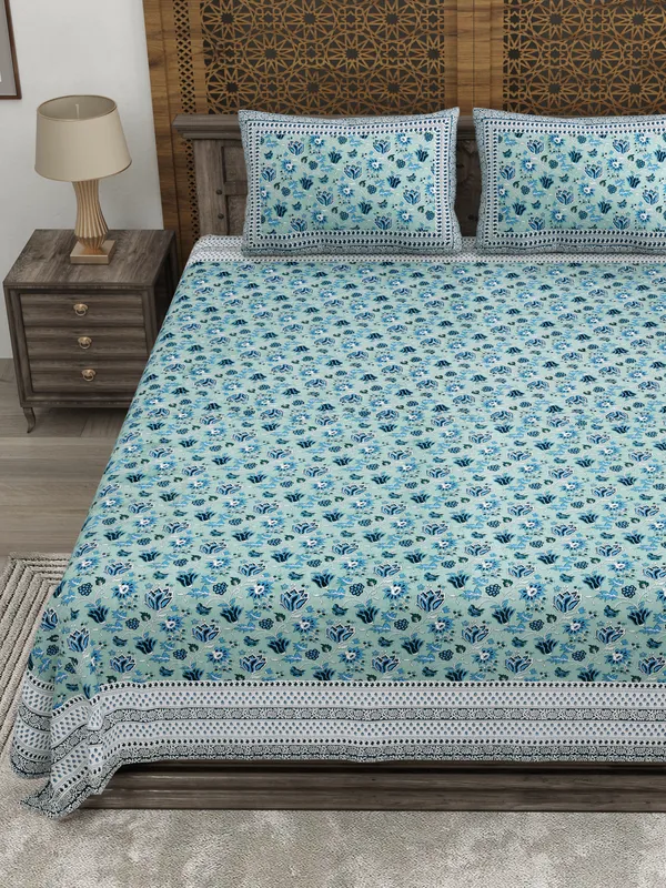 Rajasthani_Jaipuri_Traditional_Cotton_Super_King_Size_Bedsheet_with_2_Pillow_Cover_(Blue)