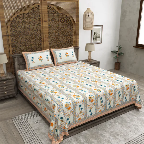 Rajasthani_Jaipuri_Traditional_Cotton_Super_King_Size_Bedsheet_with_2_Pillow_Cover_(Multicolor)