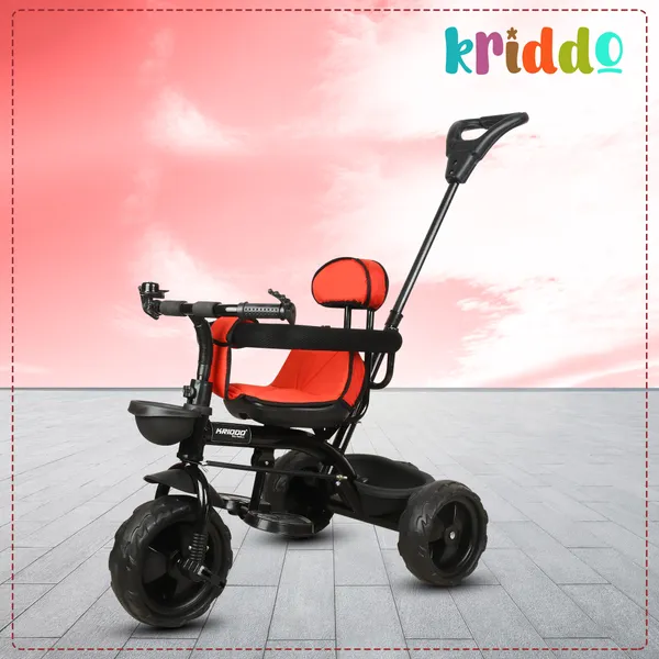 Kids|Baby_Trike|Tricycle_With_Safety_Belt_And_Guardrail_With_Parental_Control_For_Kids|Boys|Girls_Age_Group_2_To_5_Years|Carrying_Capacity_25Kgs