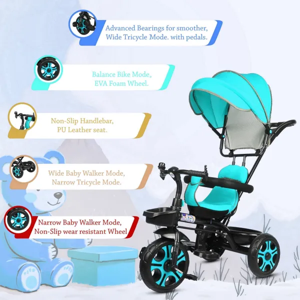 Play_Kids/Baby_Tricycle_With_Safety_Guard_Rail_For_Kids_2_To_5_Years_Boys_With_Parental_Control_Trike_Cycle_4-In-1_Kids_Tricycle_With_Adjustable_Canopy,_Parent_Push_Handle_(Green)