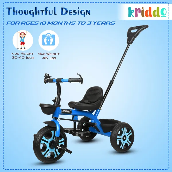 Tricycle_For_Kids_|_Plug_N_Play_|_Baby_Cycle_With_Parental_Control,_Eva_Wheels,_Bell,_Seat,_Belt_And_Basket_|_Kids_Tricycle_|_2+_Years_Unisex_|_Weight_Limit_25_Kgs_Blue